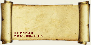 Tijana Vesović vizit kartica